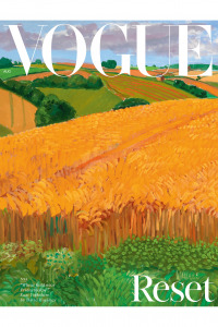 David Hockney Cover of Vogue Aug 2020